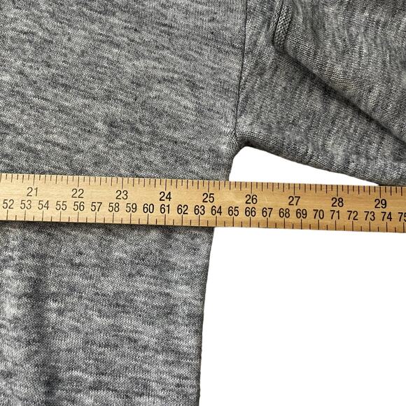 Pure Jill Women's Medium Open Front Cardigan Pockets Black White Marled - Picture 10 of 13